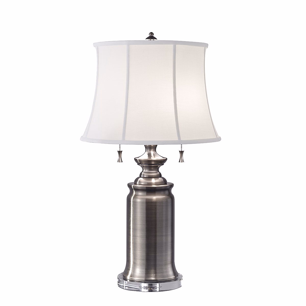 Elstead Stateroom – Lampe de table à 2 lampes, nickel antique, E27