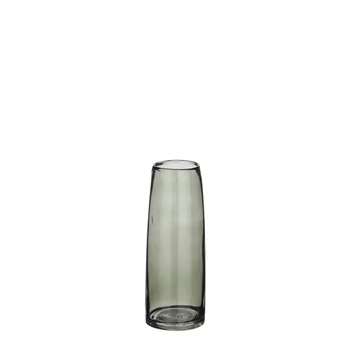 Soliflore en verre vert Xandra - Ø 7 x H 23,5 cm