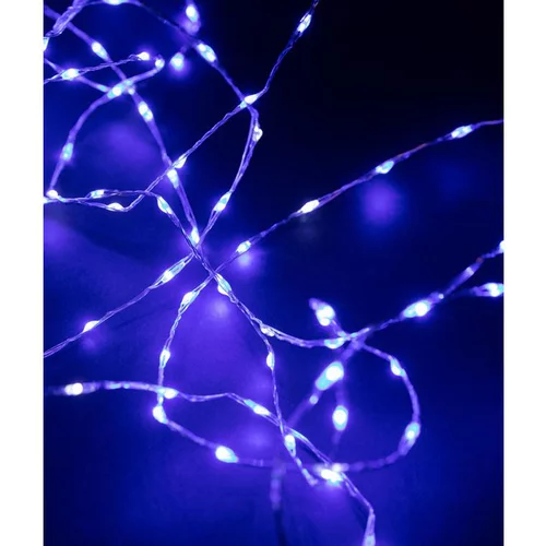 Guirlande lumineuse micro LED à lumière fixe bleu - 9 m