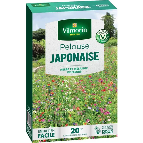 Graines de gazon à semer pelouse japonaise Vilmorin - 500 g