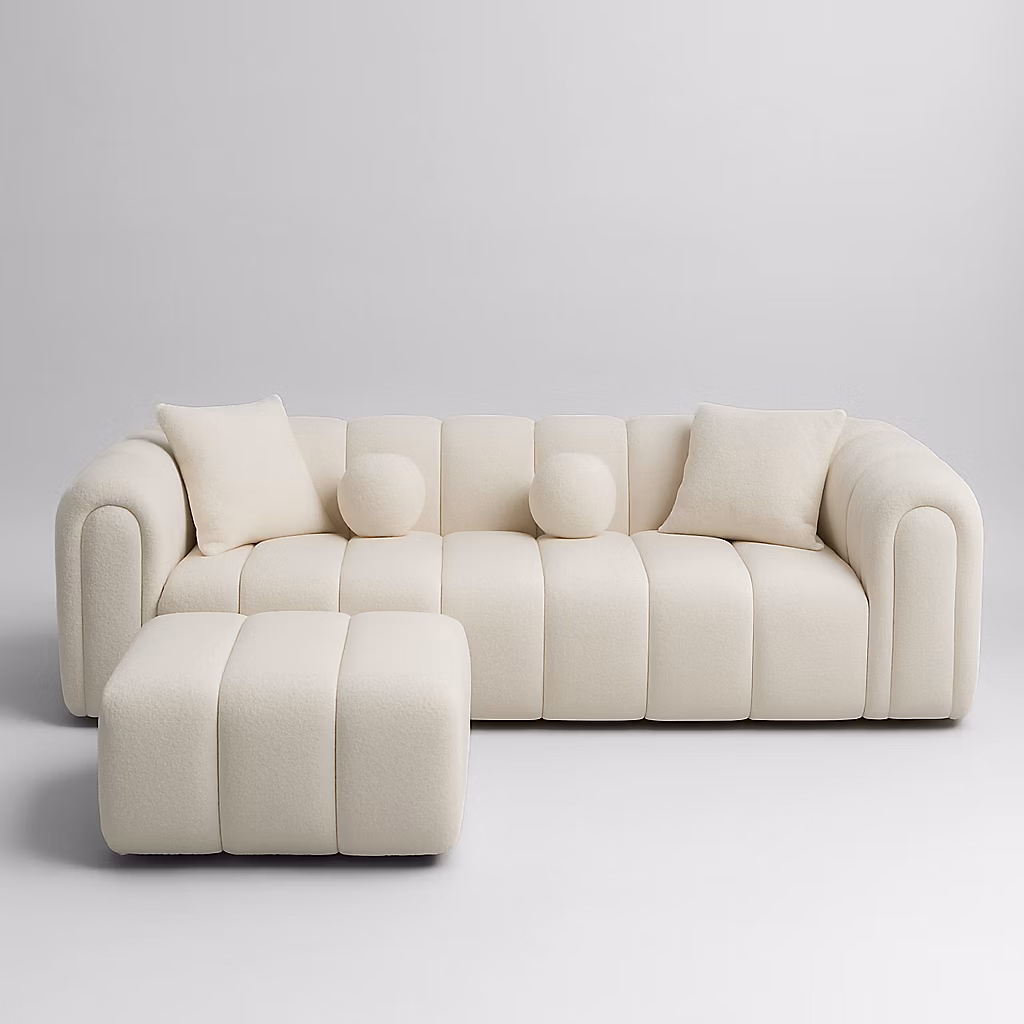 Canapé Collection LONDON + Pouf 4 places | Canapé