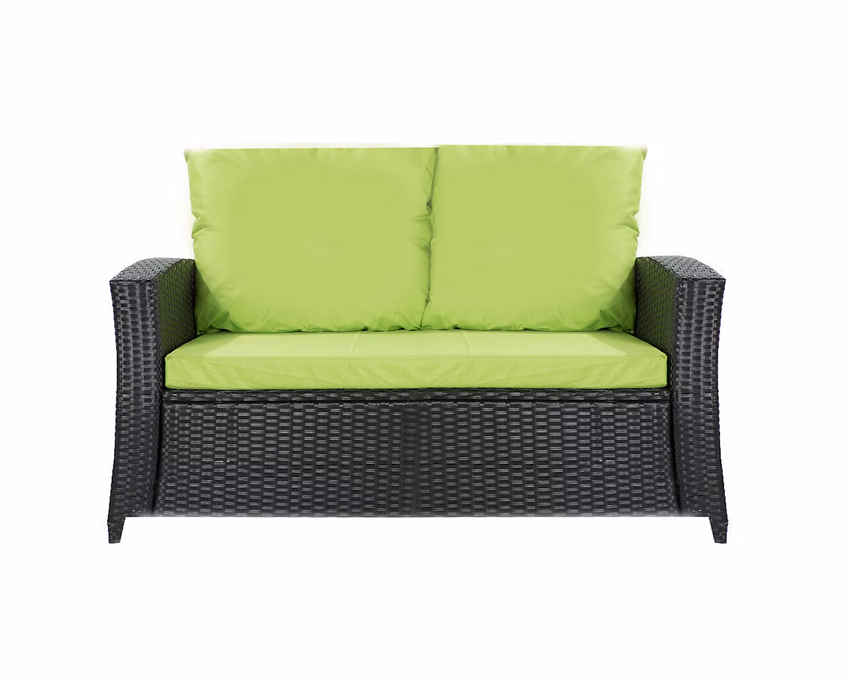 Coussins de canapé meubles de jardin en résine tressée Citron – Coussins balançoire 140 × 60 × 50cm Coussin de banc de jardin extérieur