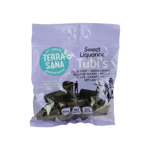 Bonbons réglisse tubi's sachet 100g