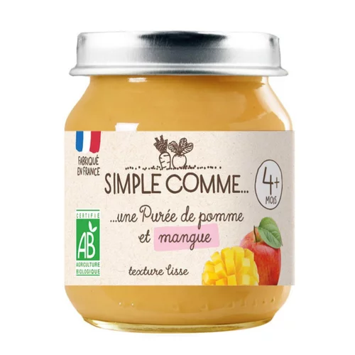 Pot pomme mangue bio Simple Comme - 125g