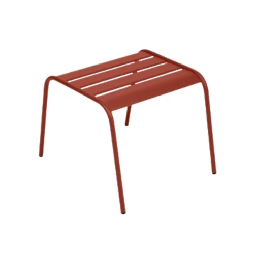Repose-pieds Monceau coloris ocre rouge Fermob - 41 cm