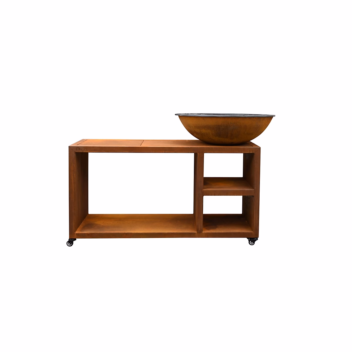 Brasero Piatto Tavolo Medium Corten Transportable 84 – Quoco