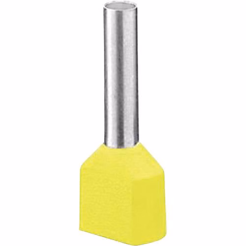 Embout double d'extrémité de câble AI – TWIN 2X 1 | 5 | 10 BK | 18 mm | lot de 100.
