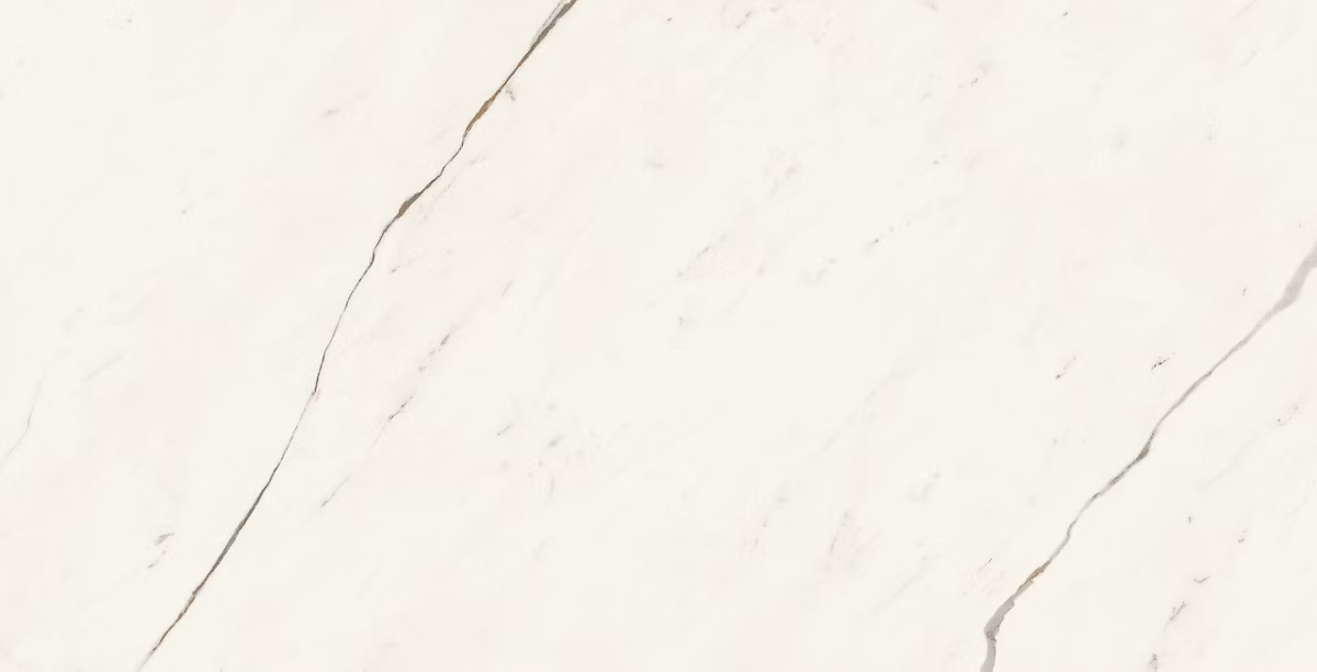 Carrelage effet Marbre Blanc Calacatta Alba 150 × 75 × 0 – 9 cm Silk Montira, Sol et mur intérieur (vendu par carton de 2,25 m²), RO'M