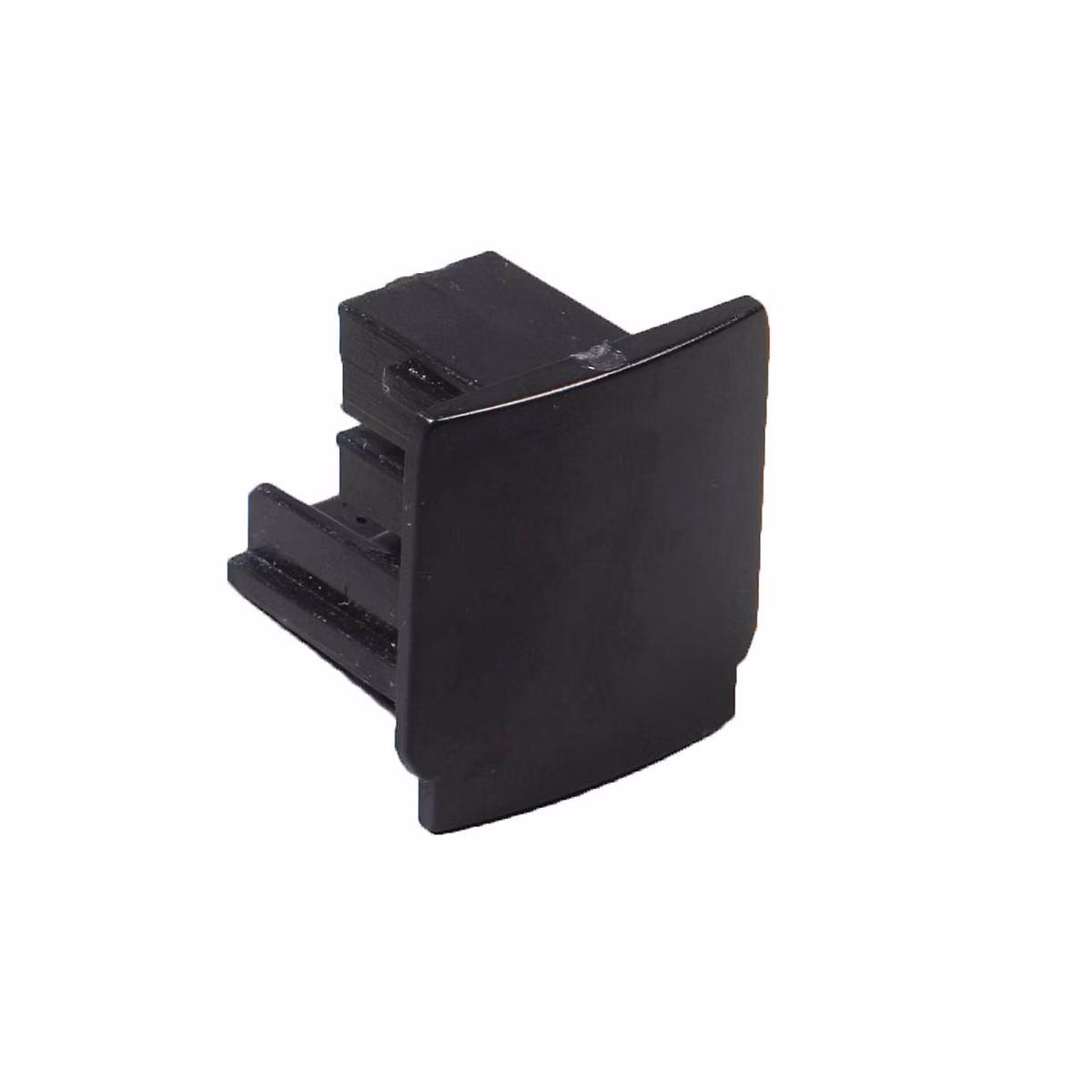 Spot – Embout pour rail triphasé noir