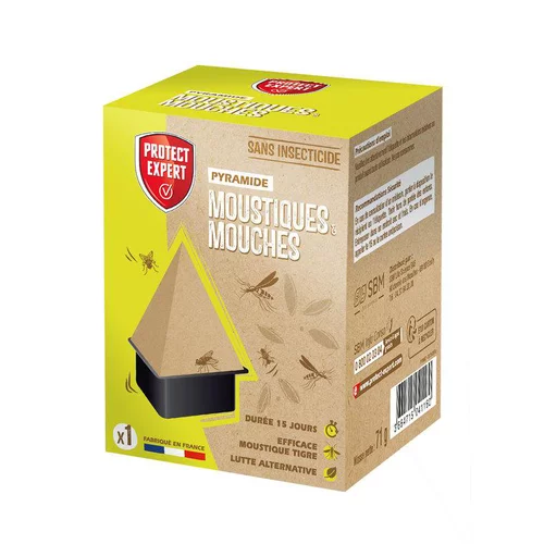 Pyramide répulsive moustiques et mouches Protect Expert - 1 piège