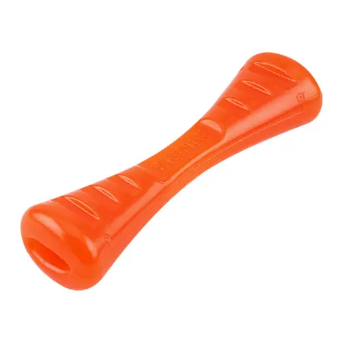 Jouet pour chien en caoutchouc coloris orange bâton Bionic Urban Stick - Taille M