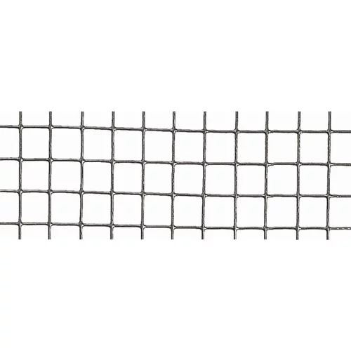 Grillage Fensanet Maille 1,27x 1,27 cm Fer galvanisé Gris L2,5 m x H50 cm