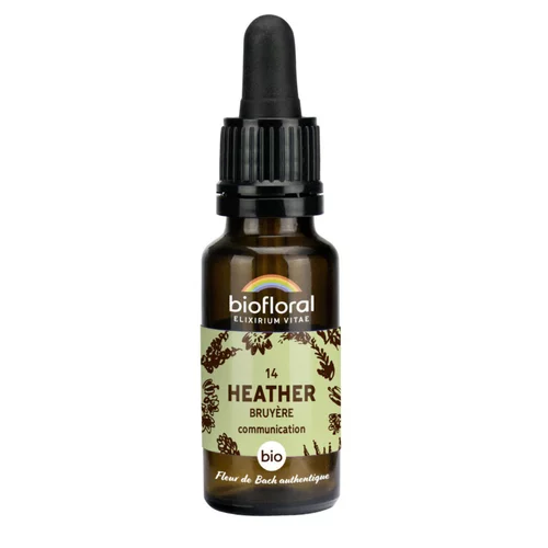 Élixir n°14 Biofloral de bruyère en flacon de 20 ml