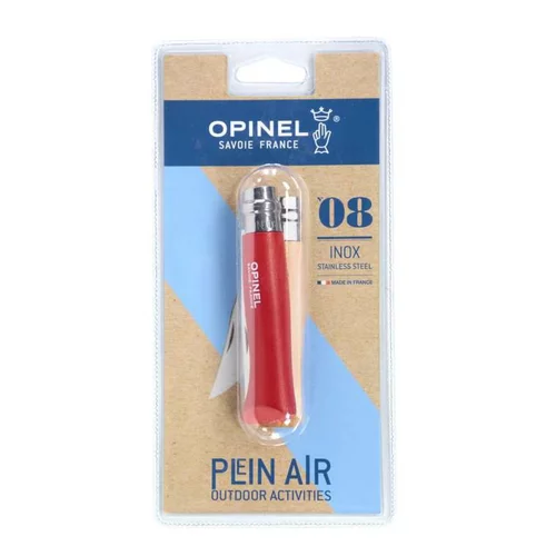 Couteau Activités de plein air coloris rouge n°8 Opinel