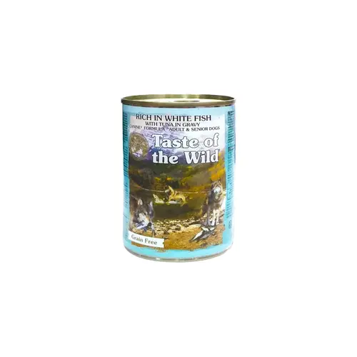 Pâtée pour chien en sauce au poisson blanc et au thon Taste of the Wild - 390 g