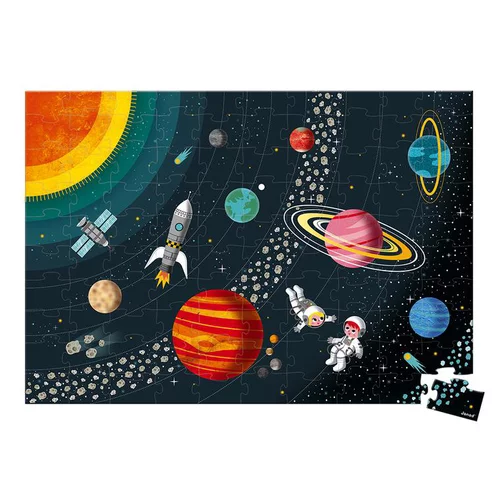 Puzzle éducatif système solaire Janod- 70 x 49 cm