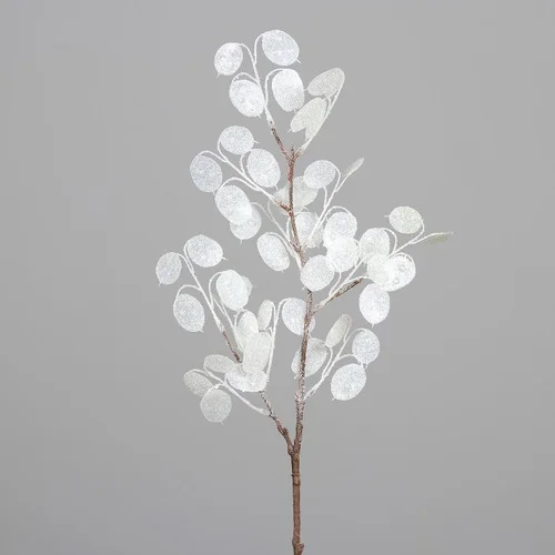 Branche artificielle de Lunaria blanc – 75 cm