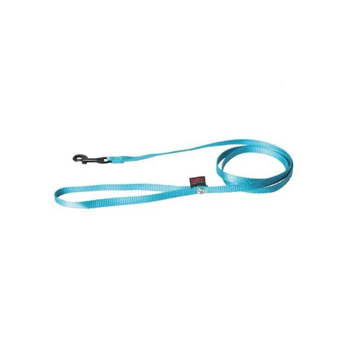 Laisse chien nylon 10 mm / 120 cm bleu
