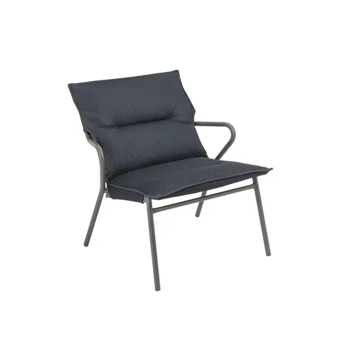 Fauteuil 1 place Vence BeComfort coloris gris Lafuma - 68 x 69x 70 cm
