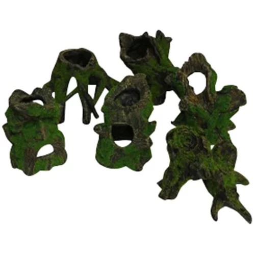 Figurine de tronc d’arbre et racines