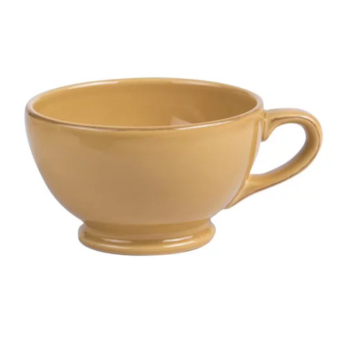 Bol Jumbo coloris jaune en grès - Ø 14,5 cm