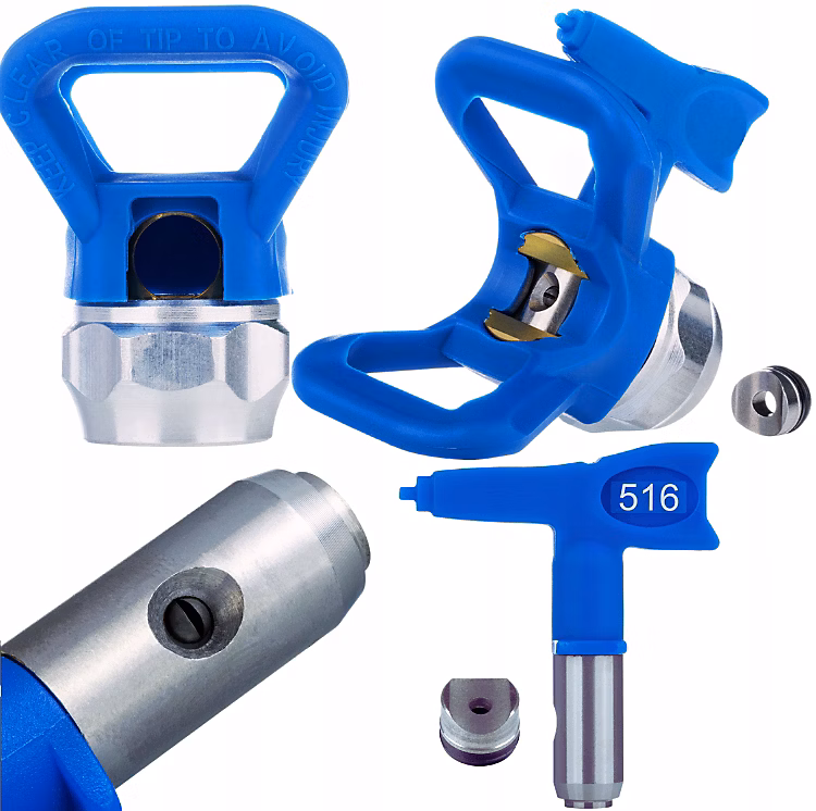Buse de Pulvérisation Basse Pression 516 – Jet 25 cm, SoftFlow, Avec Garde, Compatible Graco Wagner Titan