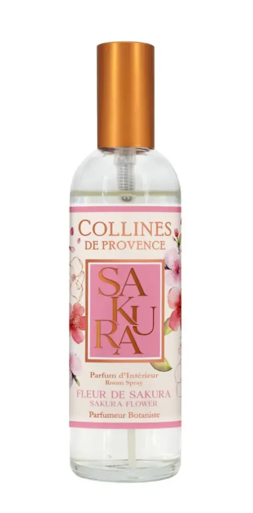 Parfum d'intérieur senteur fleur de sakura Collines de Provence - 100 ml