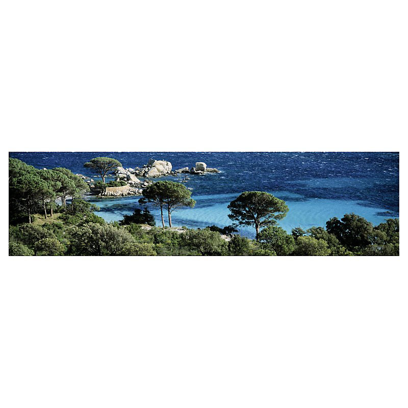 Brise vue imprimé TAMARICIO – H.0.8 x L.3 m, 100% occultant, Made in France par Scenolia + kit de fixation offert