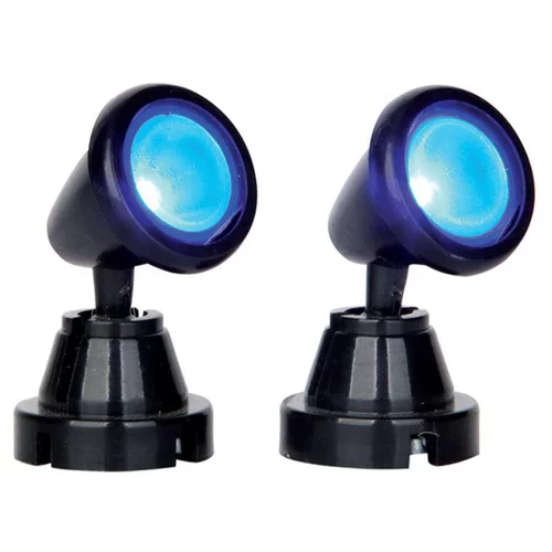 Lot de 2 spots ronds Bleus