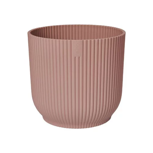 Cache pot rose poudré Elho Vibes fold - Ø 14 cm