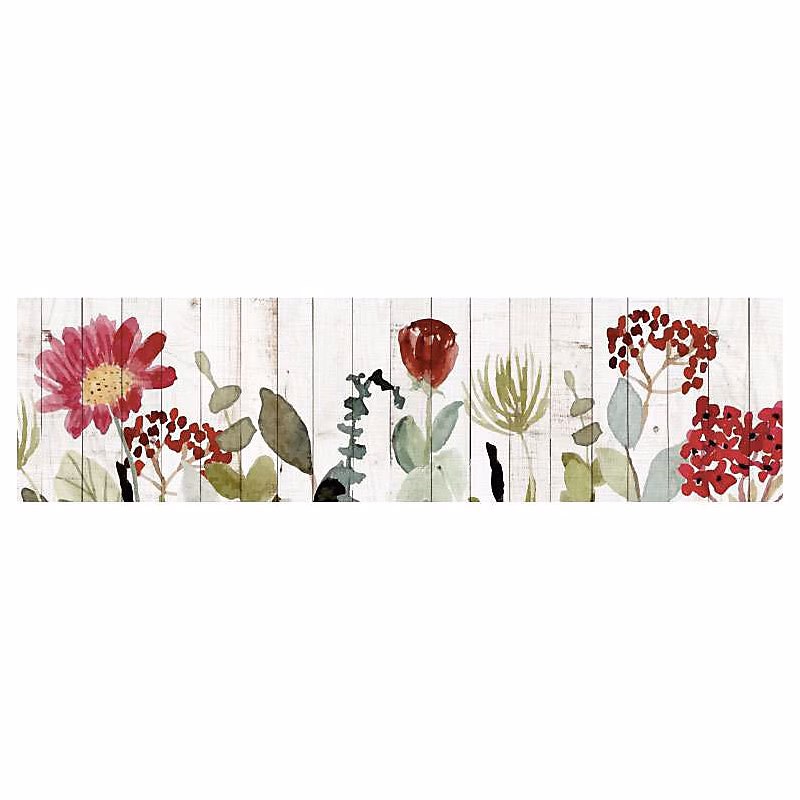 Brise vue imprimé fleurs design AQUARELLA FLORA – H.0.8 x L.3 m, 100% occultant, Made in France + kit de fixation offert