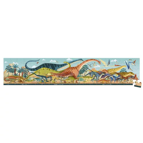 Puzzle panoramique Janod Dinosaures - 100 pièces