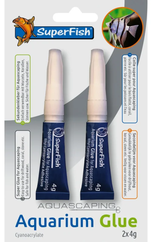 Colle pour plantes aquatiques et racines SuperFish - 2 x 4 g