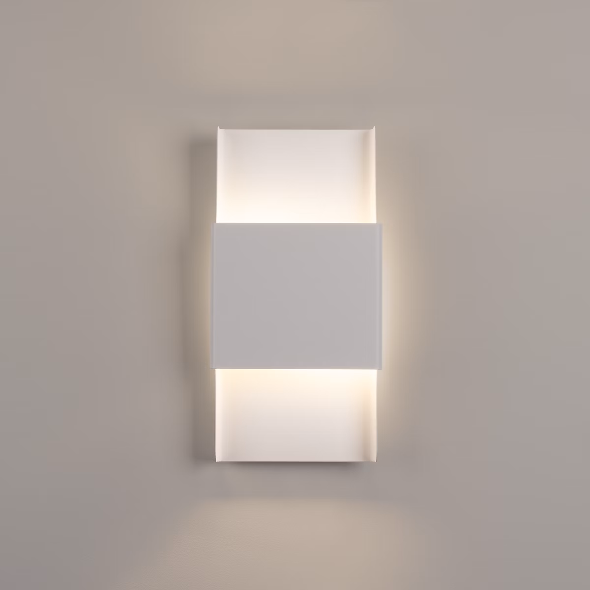 Applique murale en acier 2 ampoules 3000K – 20 × 7 × 40cm Sollux