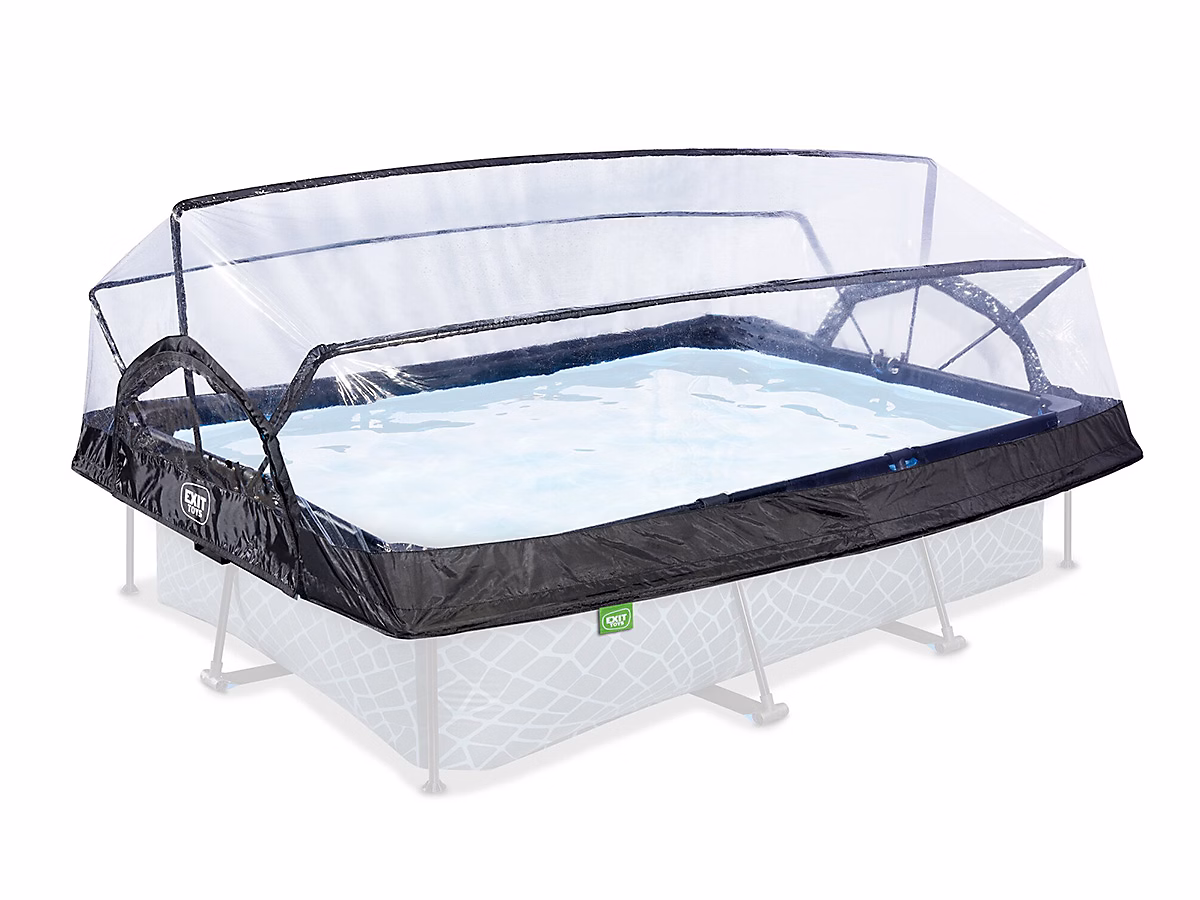 Dôme pour piscine tubulaire rectangulaire 3 – 00 × 2,00 m, Exit Toys