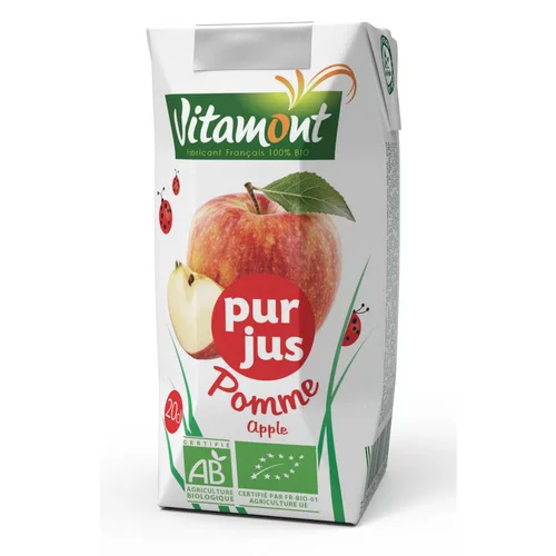 Pur jus de pomme bio - brique de 20 cl