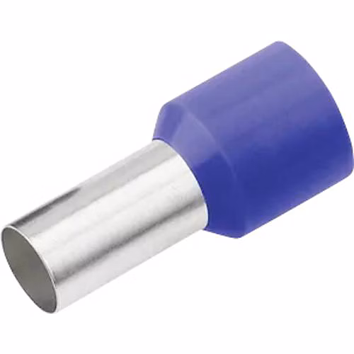 Embout de câble partiellement isolé 2 – 5 mm², 24 mm, bleu, pack de 100