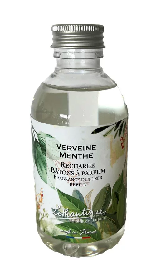 Recharge pour bâton à parfum Lothantique Jardin d'aquarelles Verveine Menthe – 200 ml