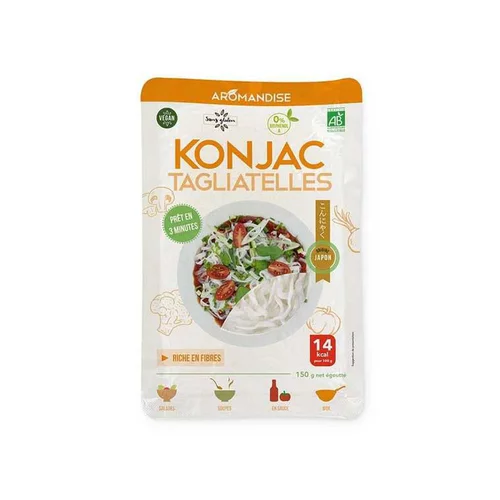 Tagliatelles de konjac et riz bio Aromandise -150 g