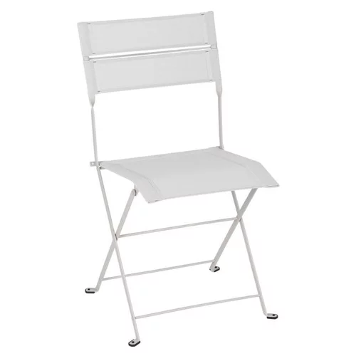 Chaise en acier et toile gris argile Fermob Latitude Monochrome - 49 x 50 x 87 cm