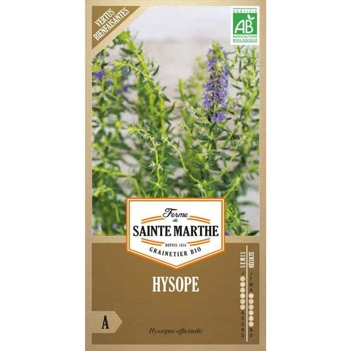 Graines d'hysope bio Ferme de Sainte Marthe - graines à semer