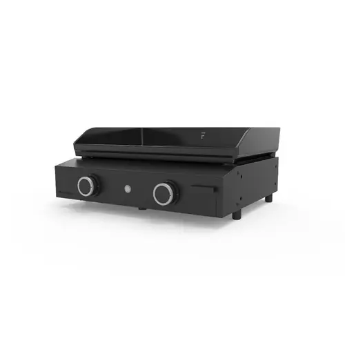 Plancha Origin au gaz 60 pour 8 à 10 personnes coloris noir en acier 5000 W Forge Adour Origin - 60,7 x 54,6 x 24 cm