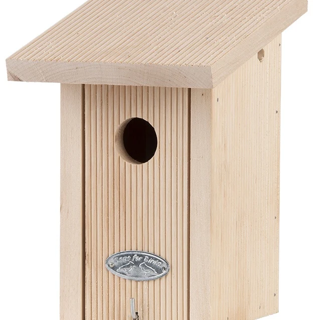 Nichoir en bois naturel