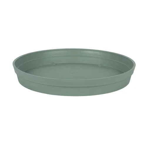 Soucoupe ronde en polypropylène vert laurier Eda Toscane - Ø 40 cm