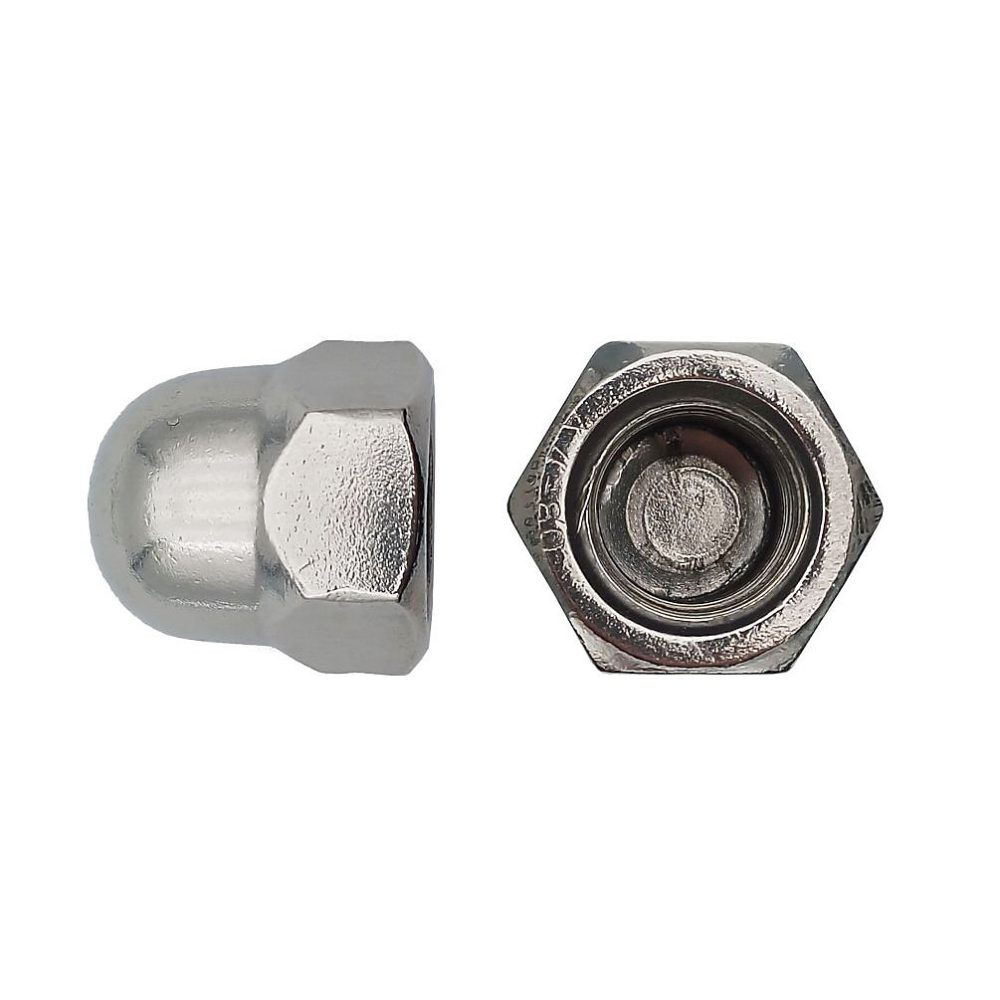 50 Ecrous Borgnes M14 mm | DIN 1587 – Inox A4 – D – Work