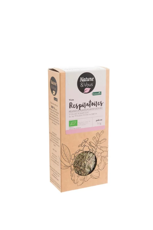 Infusion bio mélange voies respiratoires Nature & Vous – 50 g