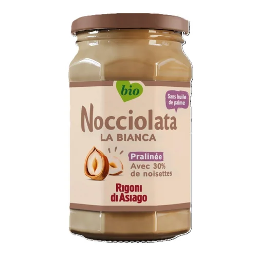 Pâte à tartiner pralinée aux noisettes La Bianca Nocciolata - 325 g