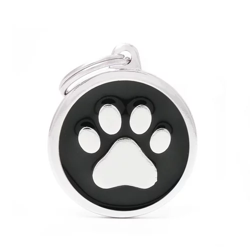 Médaille classic grand cercle patte noire