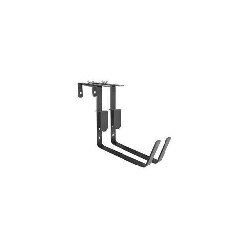 Lot de 2 supports à fixations réglables pour jardinière de 18 cm gris