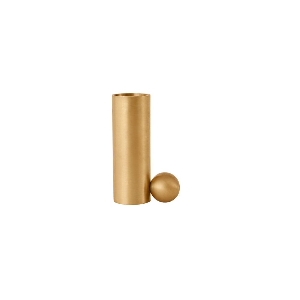 Bougeoir or en laiton H7x4 – 5x2, 6cm